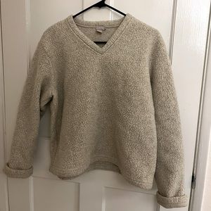 J Crew Sherpa Pullover - Size M